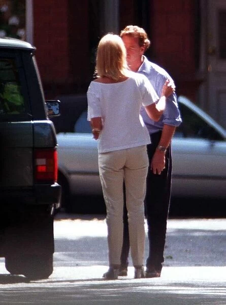James Hewitt kissing Cindy Jackson August 1998 The couple met at a party held by
