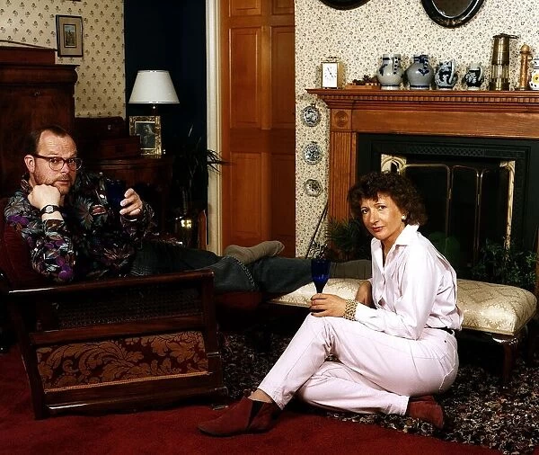 James Whale TV Presenter Sitting at home with wife Dbase