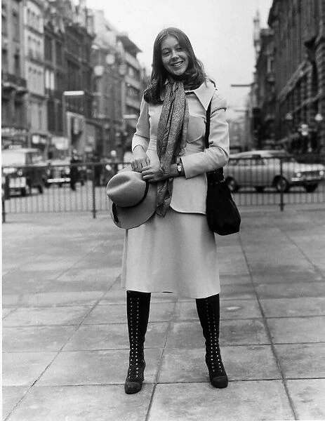 Jenny Agutter British actress in London 1970