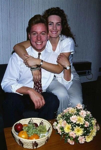 Jim White with wife Fiona September 1989