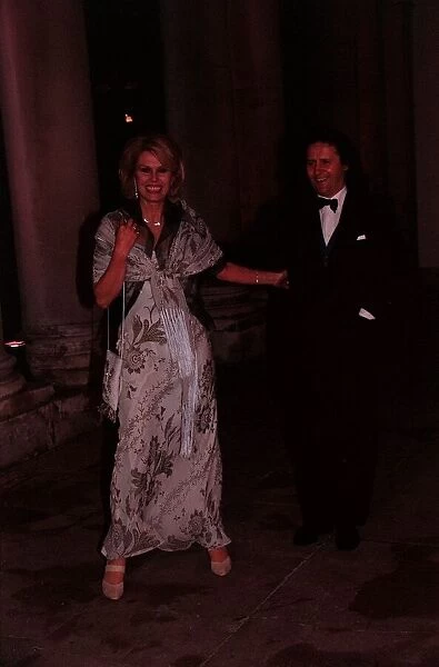 Joanna Lumley Actress 1998 Arriving at Hampton Court for Prince Charles 50th