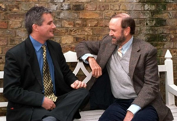 John Cleese Actor in London - with Mirror Writer Brian Reade