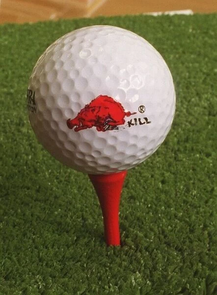 John Daly Logo Golf ball from Wilsons of Irvine