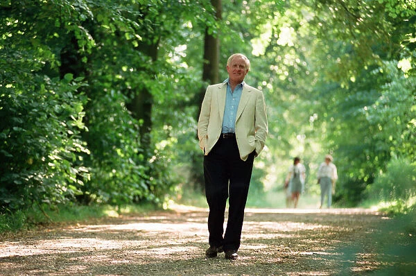 John Le Carre near his home in Hampstead. 6th July 1993