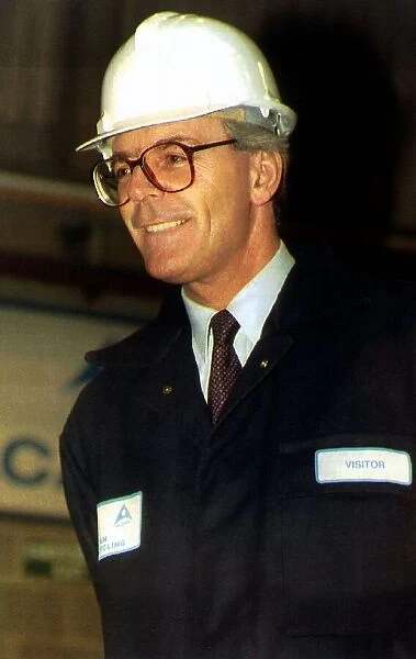 John Major Prime MInister at Alcan Factory in Warrington 1992