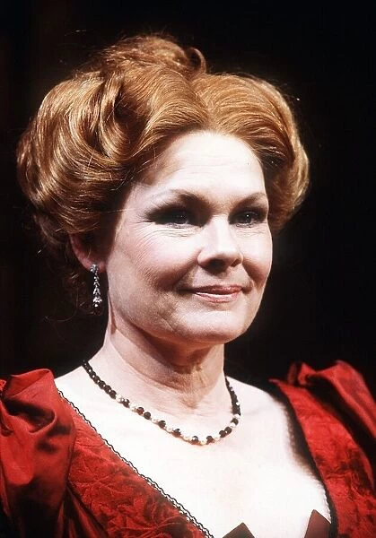 Judi Dench actress in the play Waste at the Lyric Theatre in London in May 1985