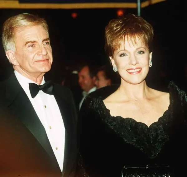 Julie Andrews with her husband Blake Edwards at the London Gala of the British Academy of