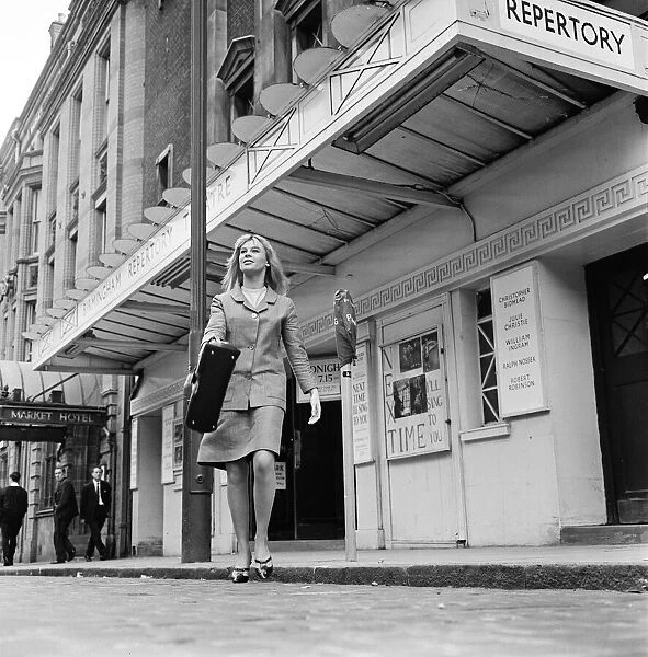 Julie Christie - actor, pictured in Birmingham at The Birmingham Repertory Theatre
