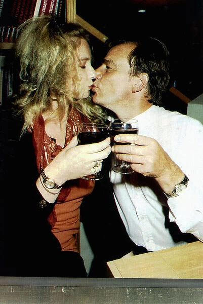 Keith Floyd with Shaunagh Mullet who he is to marry next month October1993 ***