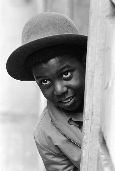 Kelvin Grant (11) singer with Musical Youth, a British Jamaican pop  /  reggae group