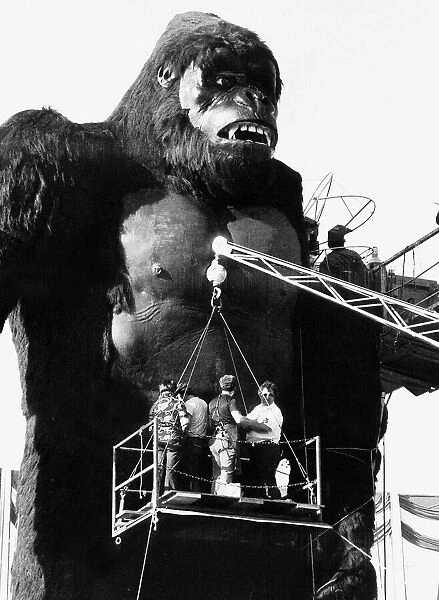 King Kong the sixty feet mechanical model and major star of the film King Kong in