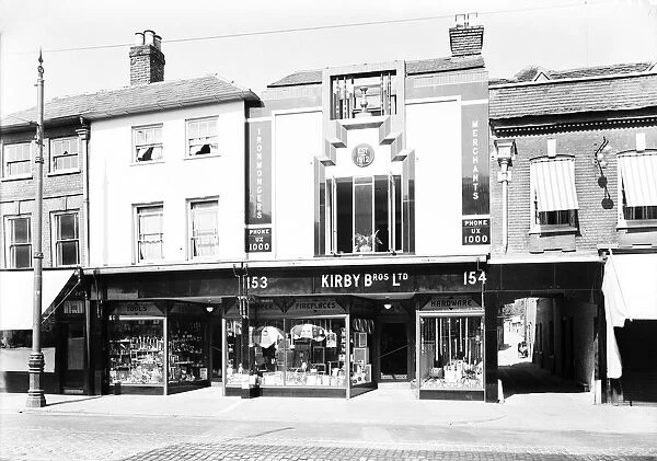 Kirby Bros. Building supplies Uxbridge. Circa 1933