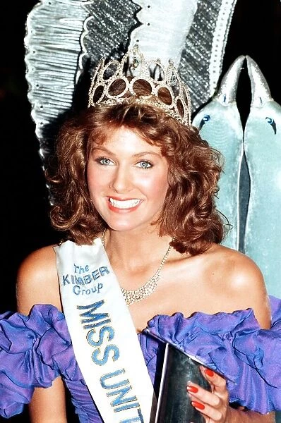 Kirsty Bertarelli, formerly Kirsty Roper, is pictured here after being crowned as Miss UK