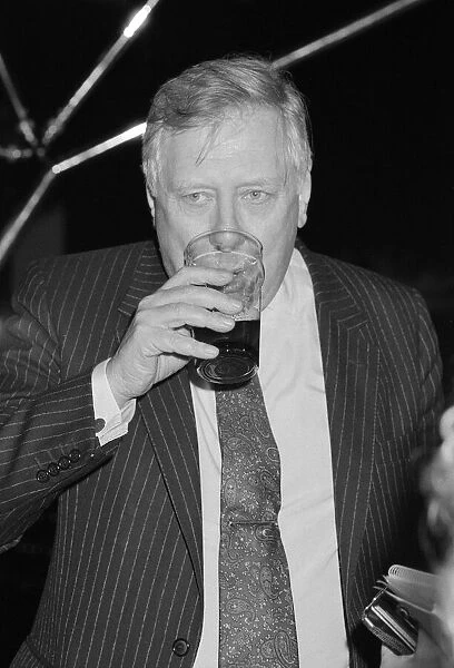 Labour Deputy Leader Roy Hattersley at the Dome Nightclub. 20th March 1990