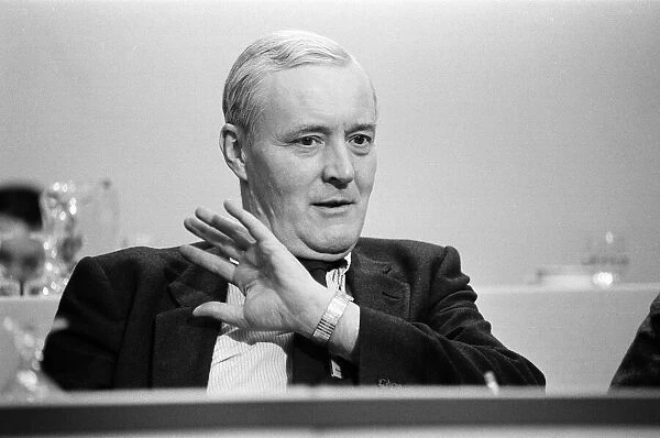 Labour Party Conference in Brighton. Tony Benn. 3rd October 1983