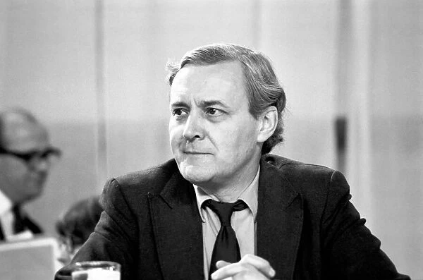 Labour politician Anthony Wedgewood Benn during a debate on the Common Market