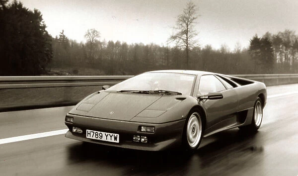 Lamborghini Motor Car - April 1992 sports cars
