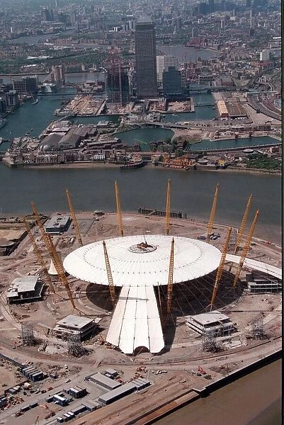 The latest stage of the Millennium Dome May 1998