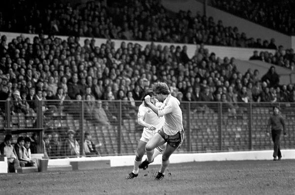 Leeds United 1 v. Norwich City 0. Division One Football. January 1981 MF01-18-034