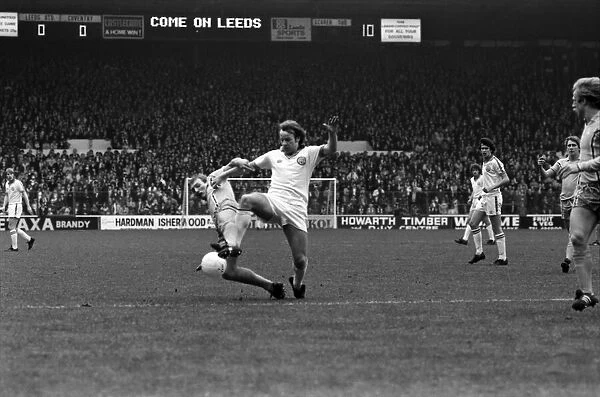 Leeds United 3 v. Coventry 0. Division 1 Football. April 1981 MF02-11-070