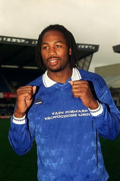 Lennox Lewis Boxer November 1996. World Heavyweight champion playng in a charity
