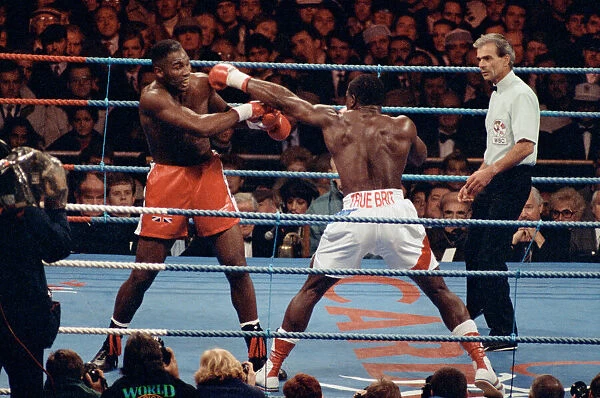 Lennox Lewis vs. Frank Bruno at the National Stadium, Cardiff Arms Park