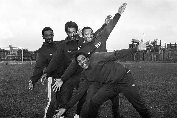 Lenny Henry training with West Bromwich Albion. 15th November 1978