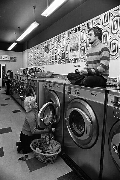 Lily Carlson, manageress at the Liver Laundrette in Runcorn