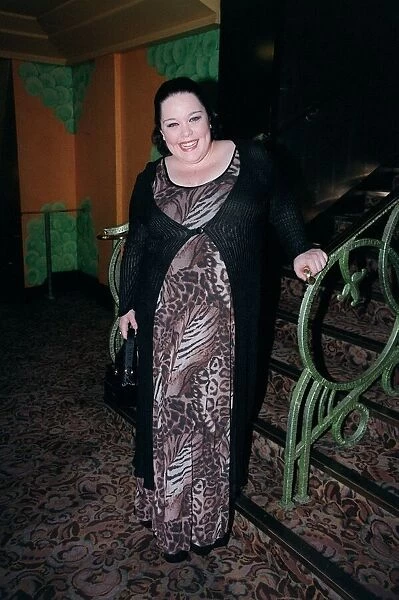Lisa Riley Actress October 98 Emmerdale Farm actress arriving at the Savoy Theatre