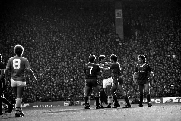Liverpool v. Everton. October 1984 MF18-04-091 The final score was a one nil
