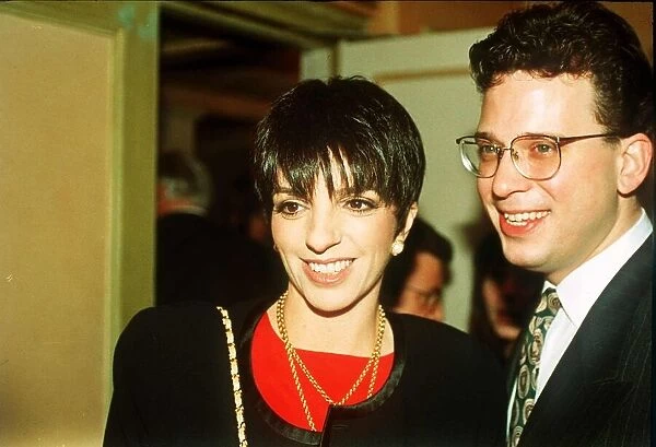 Liza Minnelli Film Actress  /  Singer with her boyfriend Billy