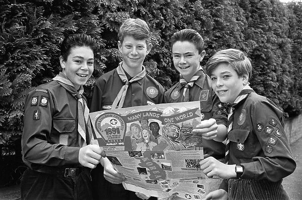 Look out world, here we come... intrepid globetrotters from the Scout movement