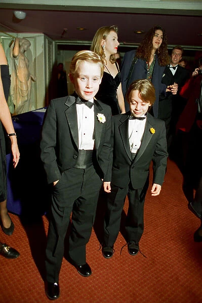 Macaulay Culkin and his younger brother Kieran Culkin, pictured at The Video Awards