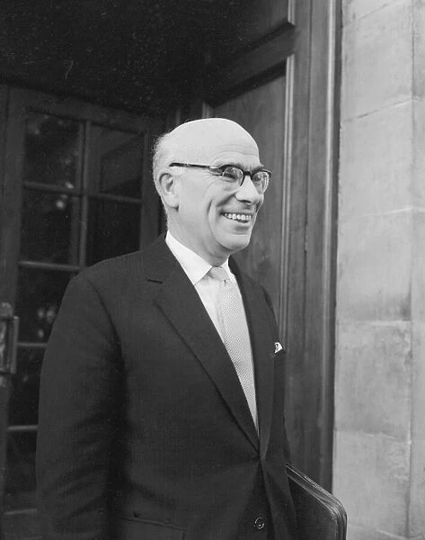 Managing Director of the British Leyland Motor Corporation Sir Donald Stokes arrives at