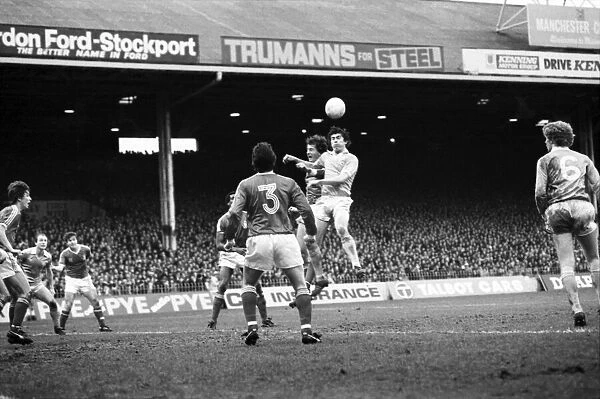 Manchester City 1 v. Nottingham Forest 1. Febuary 1981 MF01-24-037