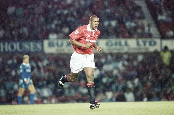 Manchester United 0 - 3 Everton, Premier League match at Old Trafford. Dion Dublin