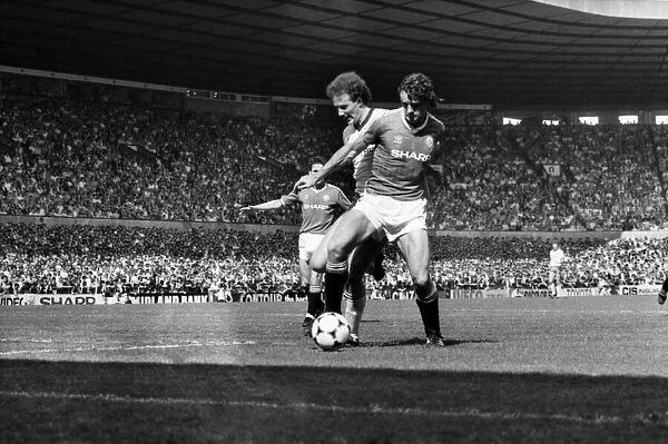 Manchester United 0 v. West Ham 0. April 1984 MF15-08-056