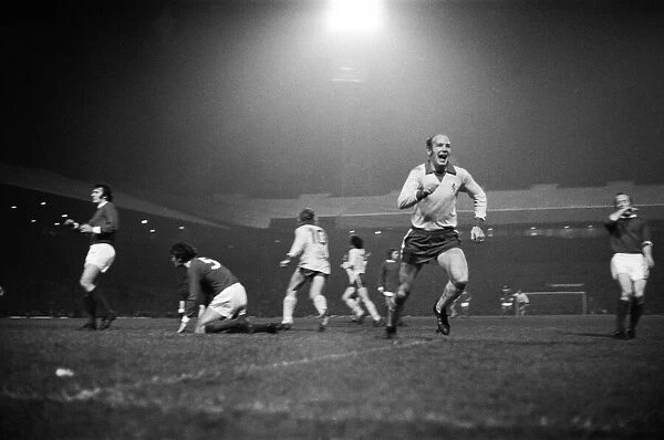 Manchester United v. Aston Villa, League Cup match at Old Trafford, 16th December 1970