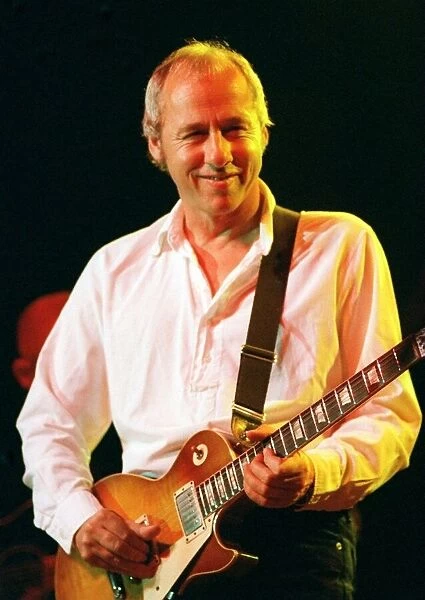 Mark Knopfler on stage at the Albert Hall in Stirling. Former member of Dire Straits in