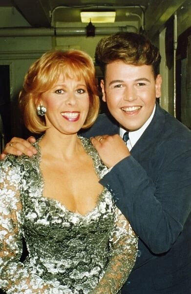 Mark Rattray with Marti Webb. 27th June 1992
