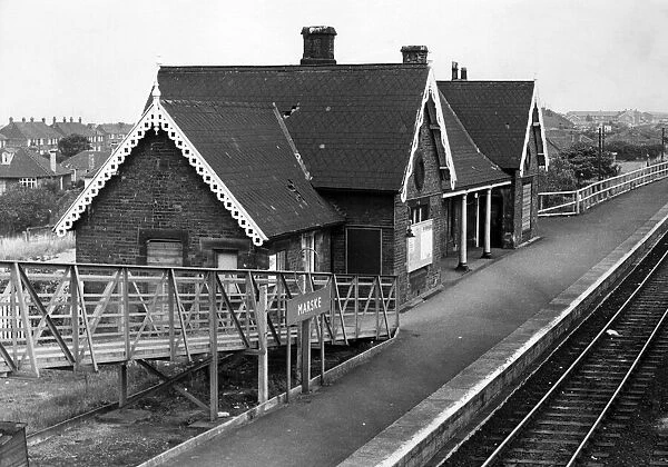 Marske Railway Station, North Yorkshire, 18th September 1971