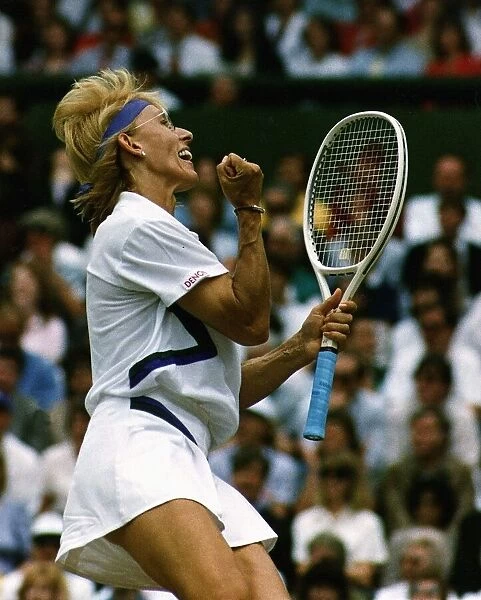 Martina Navratilova makes it to a record ninth singles win at Wimbledon dbase
