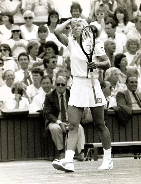 Martina Navratilova Tennis Player July 1988 1980s