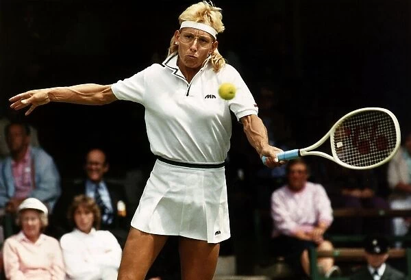 Martina Navratilova Tennis USA June 1989