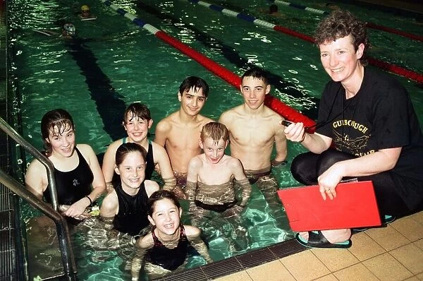 Members of the Guisborough Swimming Club who have been chosen for a gala