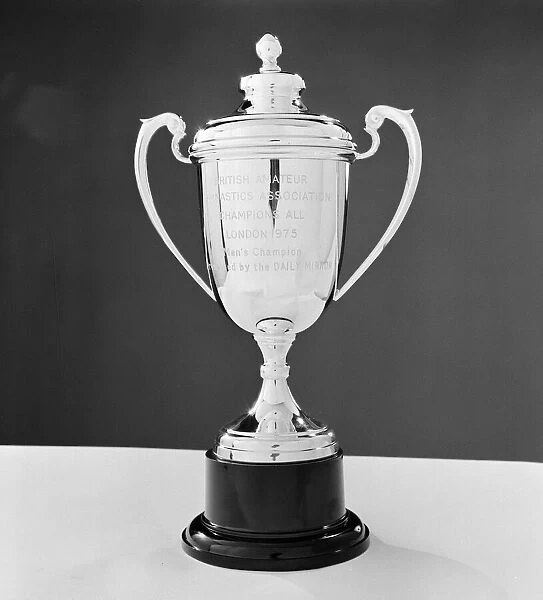 Mens Champion Trophy, to be presented at the 1975 Champions All Gymnastics Tournament
