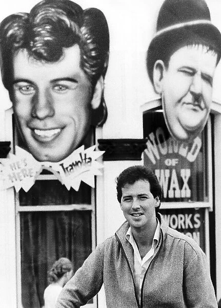 Michael Barrymore August 1979 - struggling comic standing in front of The Waxworks