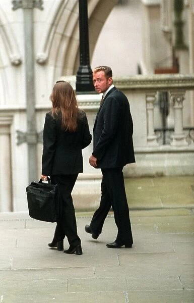 Michael Flatley Dancer October 98 Leaving the high court after his former manager