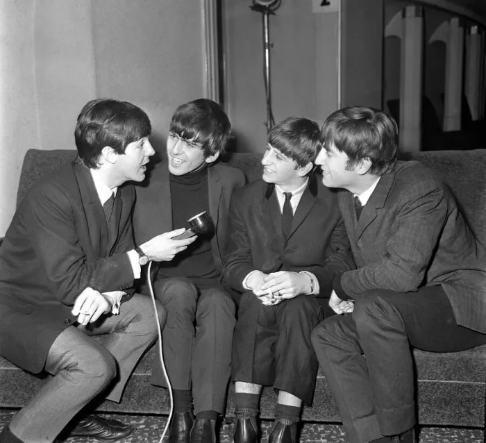 Framed Print : The Beatles at Carlisle Cinema Print 1963 Framed Print : The Beatles at Carlisle Cinema Print 1963