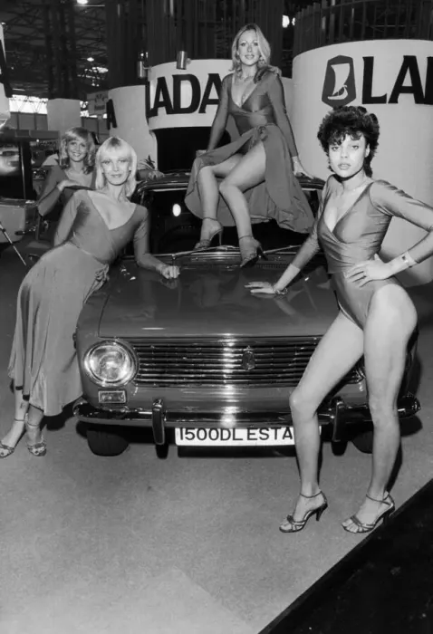 Framed Print : Lada Models at 1984 Motor Show Print Framed Print : Lada Models at 1984 Motor Show Print